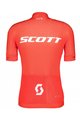 SCOTT Cyklistický dres s krátkým rukávem - RC PRO SS - bílá/červená