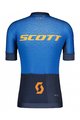 SCOTT Cyklistický krátký dres a krátké kalhoty - RC PRO SS - modrá/oranžová