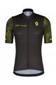 SCOTT Cyklistický krátký dres a krátké kalhoty - RC TEAM 10 SS - žlutá/šedá/černá