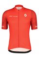SCOTT Cyklistický krátký dres a krátké kalhoty - RC TEAM 10 SS - bílá/šedá/červená