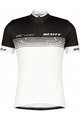 SCOTT Cyklistický dres s krátkým rukávem - RC TEAM 20 SS - bílá/černá