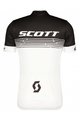 SCOTT Cyklistický dres s krátkým rukávem - RC TEAM 20 SS - bílá/černá