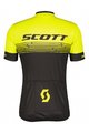 SCOTT Cyklistický dres s krátkým rukávem - RC TEAM 20 SS - žlutá/černá
