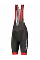 SCOTT Cyklistický krátký dres a krátké kalhoty - RC TEAM 10 SS - bílá/šedá/červená