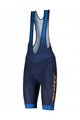 SCOTT Cyklistické kalhoty krátké s laclem - RC TEAM ++ 2022 - modrá/oranžová