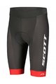 SCOTT Cyklistické kalhoty krátké bez laclu - RC TEAM ++ 2022 - červená/šedá