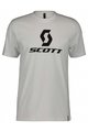 SCOTT Cyklistické triko s krátkým rukávem - ICON SS - bílá/černá