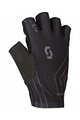 SCOTT Cyklistické rukavice krátkoprsté - RC TEAM LF 2022 - šedá/černá