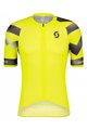 SCOTT Cyklistický dres s krátkým rukávem - RC PREMIUM CLIMBER - černá/žlutá