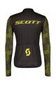 SCOTT Cyklistický dres s dlouhým rukávem letní - RC TEAM 10 LS - žlutá/černá