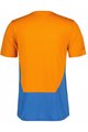 SCOTT Cyklistický dres s krátkým rukávem - TRAIL FLOW DRI SS - modrá/oranžová