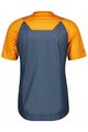 SCOTT Cyklistický dres s krátkým rukávem - TRAIL VERTIC PRO SS - modrá/oranžová