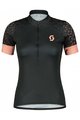 SCOTT Cyklistický dres s krátkým rukávem - ENDURANCE 20 SS LADY - černá/růžová