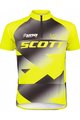 SCOTT Cyklistický dres s krátkým rukávem - RC PRO SS JUNIOR - žlutá/černá