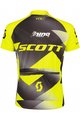 SCOTT Cyklistický dres s krátkým rukávem - RC PRO SS JUNIOR - žlutá/černá