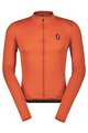SCOTT Cyklistický dres s dlouhým rukávem letní - ENDURANCE 10 - oranžová