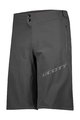 SCOTT Cyklistické kalhoty krátké bez laclu - ENDURANCE LS/FIT W/PAD - šedá