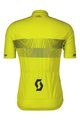 SCOTT Cyklistický dres s krátkým rukávem - TEAM 10 - žlutá
