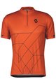 SCOTT Cyklistický dres s krátkým rukávem - RC TEAM 20 SS - oranžová/černá