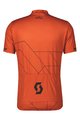 SCOTT Cyklistický dres s krátkým rukávem - RC TEAM 20 SS - oranžová/černá