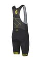 SCOTT Cyklistické kalhoty krátké s laclem - RC TEAM ++ - černá/žlutá