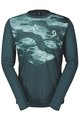 SCOTT Cyklistický dres s dlouhým rukávem letní - TRAIL FLOW LS - zelená/světle zelená