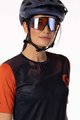 SCOTT Cyklistický dres s krátkým rukávem - TRAIL VERTIC SS LADY - modrá/oranžová