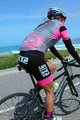 SIX2 Cyklistická vesta - GHOST - růžová/transparentní