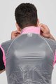 SIX2 Cyklistická vesta - GHOST - růžová/transparentní