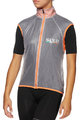 SIX2 Cyklistická vesta - GHOST - transparentní/oranžová