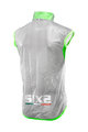 SIX2 Cyklistická vesta - GHOST - zelená/transparentní