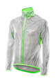SIX2 Cyklistická větruodolná bunda - GHOST - transparentní/zelená