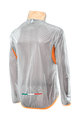 SIX2 Cyklistická větruodolná bunda - GHOST - transparentní/oranžová