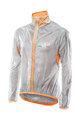 SIX2 Cyklistická větruodolná bunda - GHOST - transparentní/oranžová