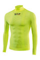 SIX2 Cyklistické triko s dlouhým rukávem - TS3 C - žlutá