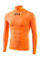 SIX2 Cyklistické triko s dlouhým rukávem - TS3 C - oranžová