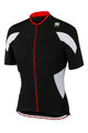 SPORTFUL Cyklistický dres s krátkým rukávem - CRANK - černá