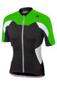 SPORTFUL Cyklistický dres s krátkým rukávem - CRANK - zelená/černá