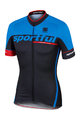 SPORTFUL Cyklistický dres s krátkým rukávem - SC TEAM - modrá/černá