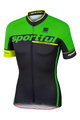 SPORTFUL Cyklistický dres s krátkým rukávem - SC TEAM - černá/zelená