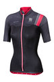 SPORTFUL Cyklistický dres s krátkým rukávem - BODYFIT PRO LADY - černá/červená
