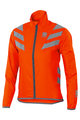 SPORTFUL Cyklistická zateplená bunda - REFLEX KIDS - oranžová