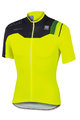 SPORTFUL Cyklistický dres s krátkým rukávem - BODYFIT PRO TEAM - žlutá/černá
