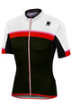 SPORTFUL Cyklistický dres s krátkým rukávem - PISTA - bílá/černá/červená