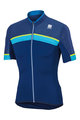 SPORTFUL Cyklistický dres s krátkým rukávem - PISTA - modrá