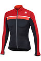 SPORTFUL Cyklistický dres s dlouhým rukávem letní - PISTA SUMMER - červená/šedá