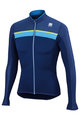 SPORTFUL Cyklistický dres s dlouhým rukávem letní - PISTA SUMMER - modrá
