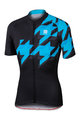 SPORTFUL Cyklistický dres s krátkým rukávem - FUGA - černá/modrá