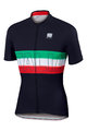 SPORTFUL Cyklistický dres s krátkým rukávem - ITALIA - černá