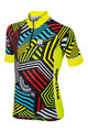 SPORTFUL Cyklistický dres s krátkým rukávem - MGF 2016 KIDS - žlutá/vícebarevná